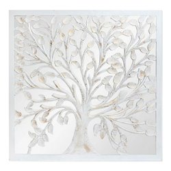 Decorative Figure DKD Home Decor Tree Crystal MDF Wood (120 x 3.5 x 120 cm) (S3013990) - Teknashop Ltd