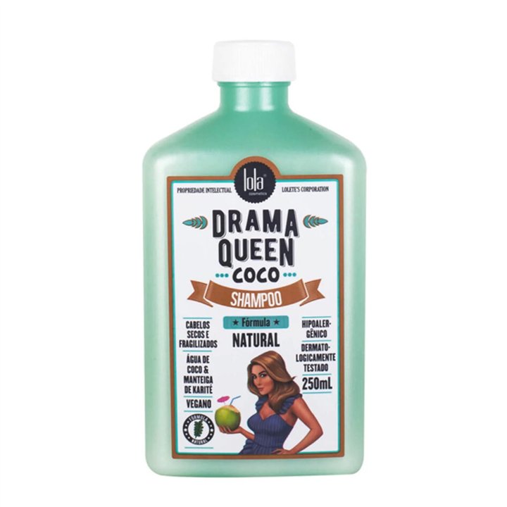 Lola Cosmetics Lola Drama Queen Coco Champu Natural 250ml - unisex - Teknashop Ltd