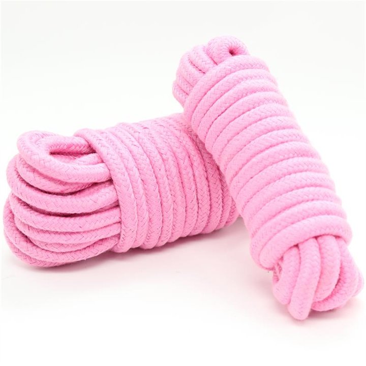 Bondage Cotton Rope 10 Meter Pink - 843658379553 - Teknashop Ltd