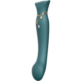 ZALO - QUEEN G-SPOT PULS WAVE VIBE GREEN - D-234644 - Teknashop Ltd