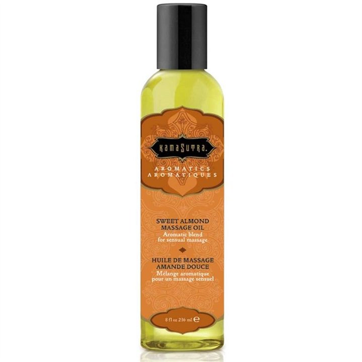 KAMASUTRA - SWEET ALMOND MASSAGE OIL 236ML - D-210604 - Teknashop Ltd
