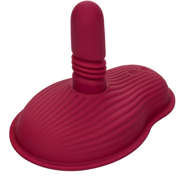 CALEXOTICS - RIDER MASSAGER DOUBLE MOTOR REMOTE CONTROL RED - D-239391 - Teknashop Ltd
