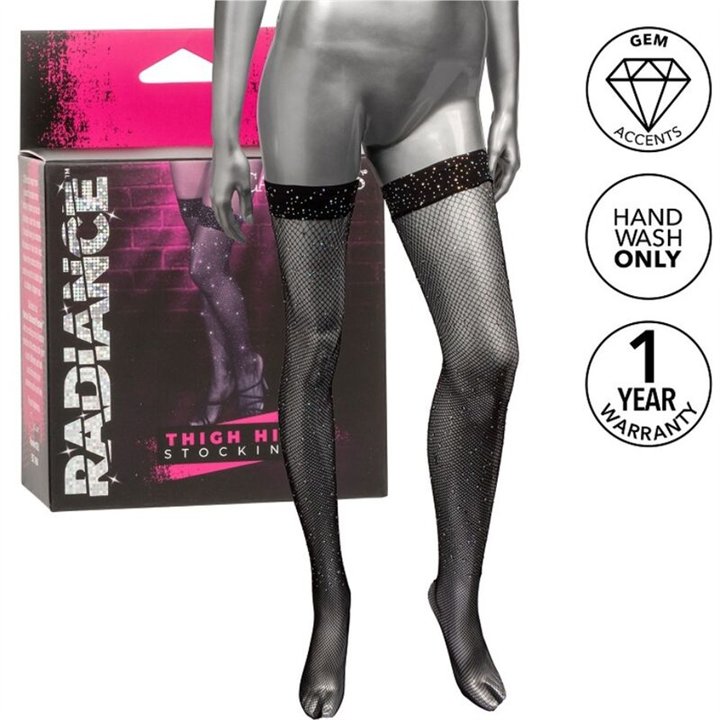 CALEXOTICS - RADIANCE THIGH HIGH STOCKINGS RHINE - D-238365 - Teknashop Ltd