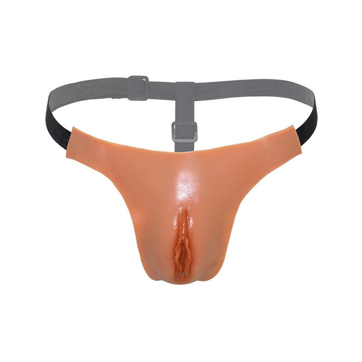 HIDDEN DESIRE - ALTER EGO ADJUSTABLE OPEN VAGINA STRING FLESH - D-241489 - Teknashop Ltd