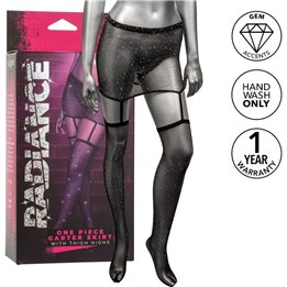 CALEXOTICS - RADIANCE GARTER SKIRT THIGH HIGHS - D-238367 - Teknashop Ltd