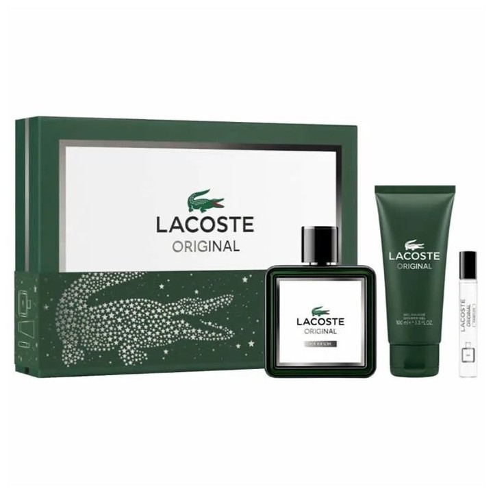 Lacoste Original Eau De Parfum Spray 100ml Set 3 Pieces - unisex - Teknashop Ltd