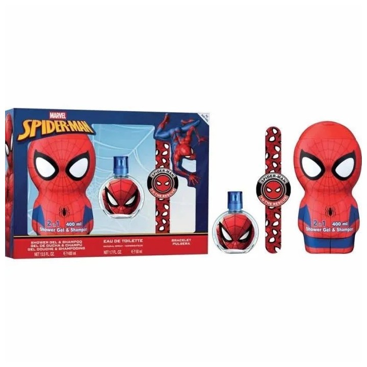 Marvel Spiderman Eau De Toilette Spray 50ml Set 3 Pieces - children - Teknashop Ltd