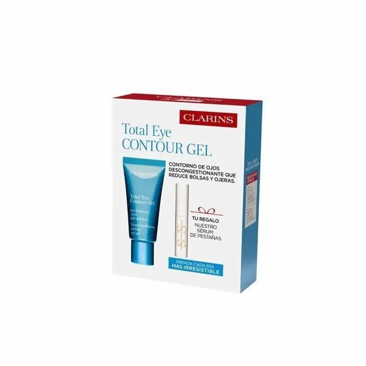 Clarins Total Eye Contour Gel 20ml Set 2 Pieces - unisex - Teknashop Ltd