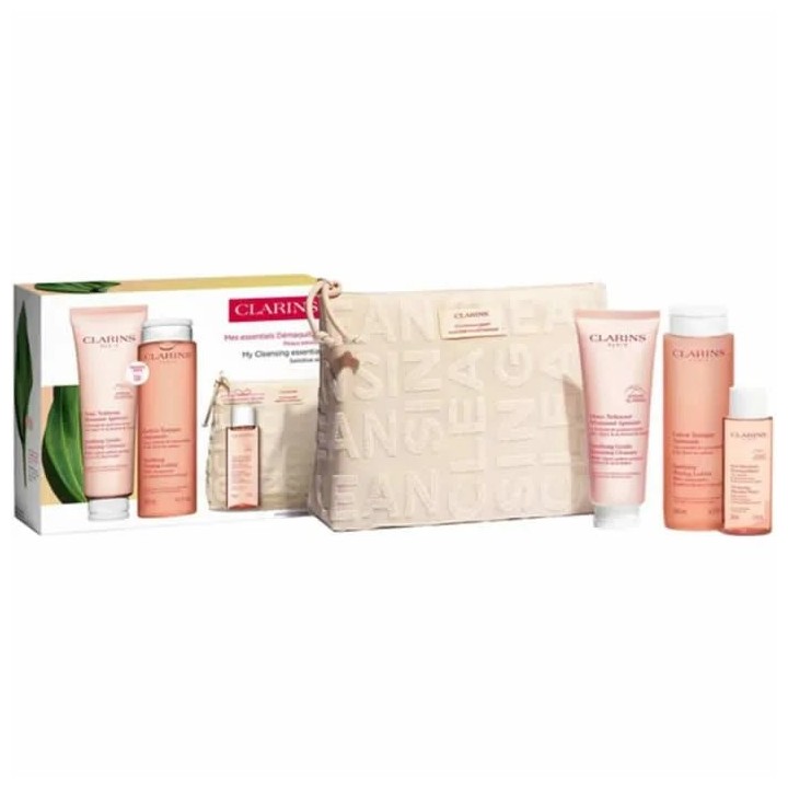 Clarins Soothing Gentle Foaming Cleanser 125ml Set 4 Pieces - unisex - Teknashop Ltd