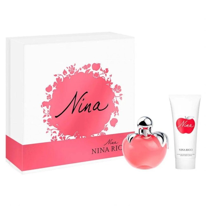 Nina Ricci Nina Eau De Toilette Recargable 80ml Creamy Loción Corporal 75ml - unisex - Teknashop Ltd