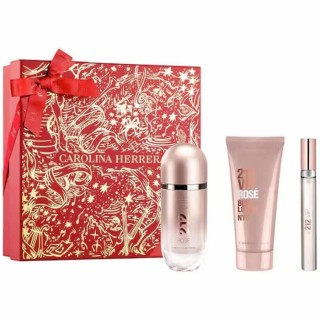 Carolina Herrera 212 Vip Rose Eau De Perfume Spray 80ml Set 3 Pieces - woman - Teknashop Ltd