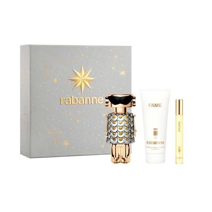 Paco Rabanne Fame Eau De Perfume Spray 50ml Set 3 Pieces - woman - Teknashop Ltd