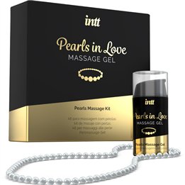 INTT MASSAGE & ORAL SEX - PEARLS IN LOVE WITH PEARL NECKLACE AND SILICONE GEL - D-234921 - Teknashop Ltd