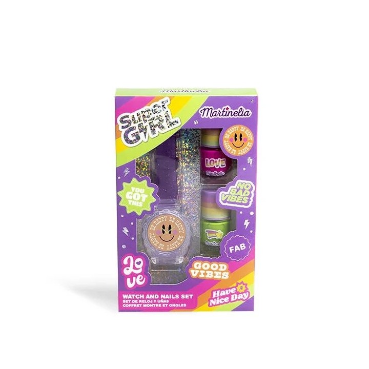 Martinelia Super Girl Watch And Nails Set  - unisex - Teknashop Ltd