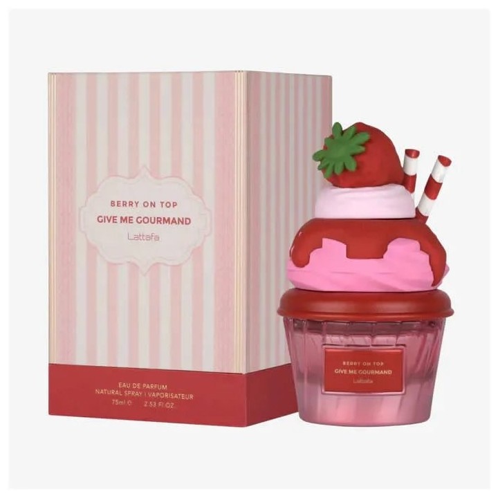 Lattafa Berry On Top Give Me Gourmand Eau de Parfum Spray 75ml - unisex - Teknashop Ltd