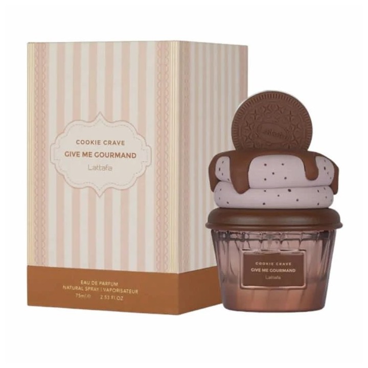 Lattafa Give Me Gourmand Cookie Crave Eau De Parfum Spray 75ml - unisex - Teknashop Ltd