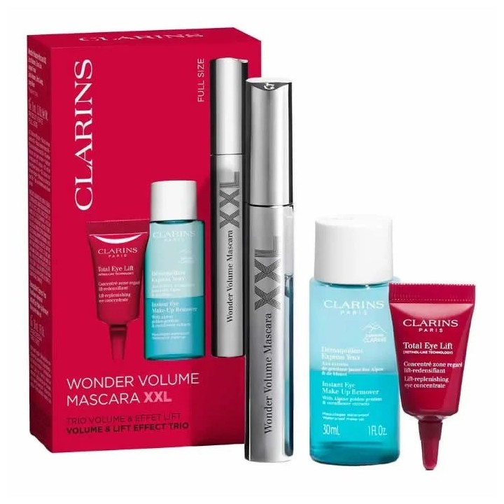 Clarins Wonder Volume Mascara XXL Set 3 Pieces - unisex - Teknashop Ltd