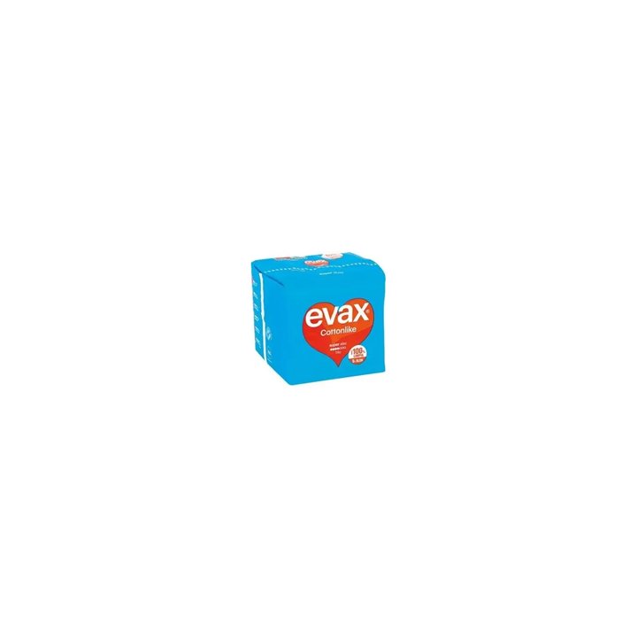 Compresas Evax Cottonlike Super Alas 12u - unisex - Teknashop Ltd