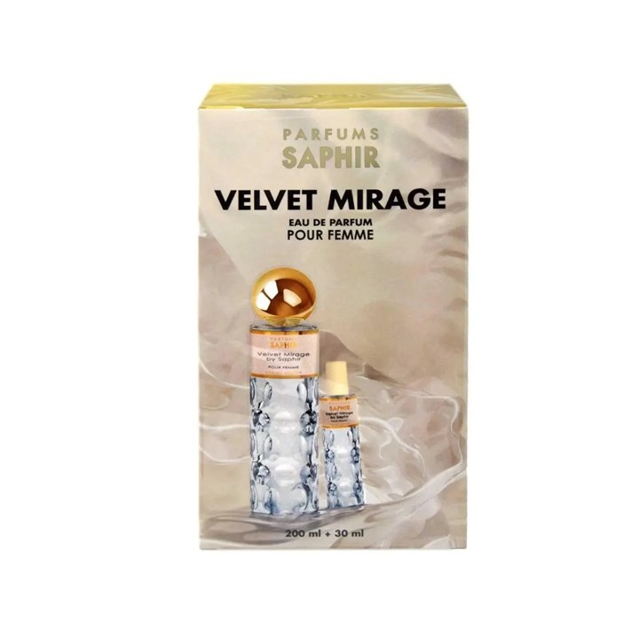 Saphir Velvet Mirage Edp Spray 200ml 30ml Sets - unisex - Teknashop Ltd