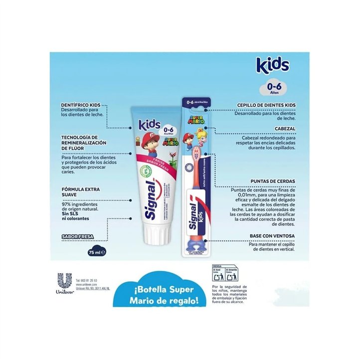 Signal Kids Super Mario 2x 75ml Cep Bot - unisex - Teknashop Ltd