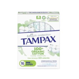 Tampax Organic Super Tampon 16 Units - unisex - Teknashop Ltd