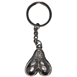 DIABLO PICANTE - SILVER EGGS METAL KEYCHAIN - D-245414 - Teknashop Ltd