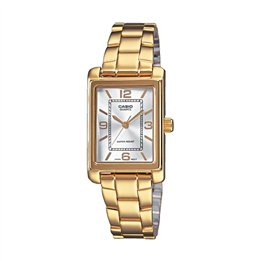 CASIO COLLECTION Mod. TANK GOLD - ARGENTEE - WW.LTP-1234PG-7AEG - Teknashop Ltd
