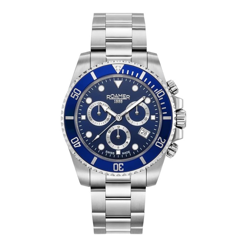 Roamer Deep Sea 100 851837414520 Mens Watch Chronograph