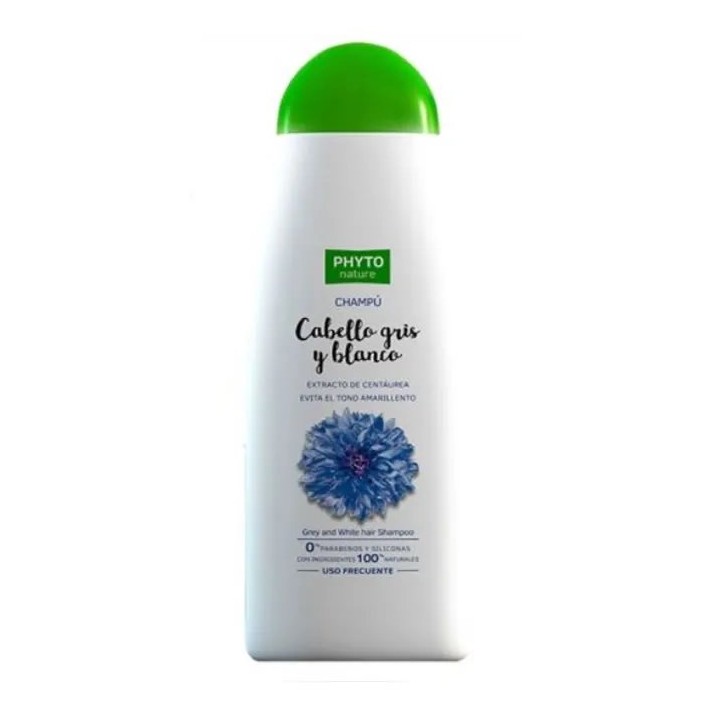 Phyto Nature Gray & White Hair Shampoo 400ml - unisex - Teknashop Ltd