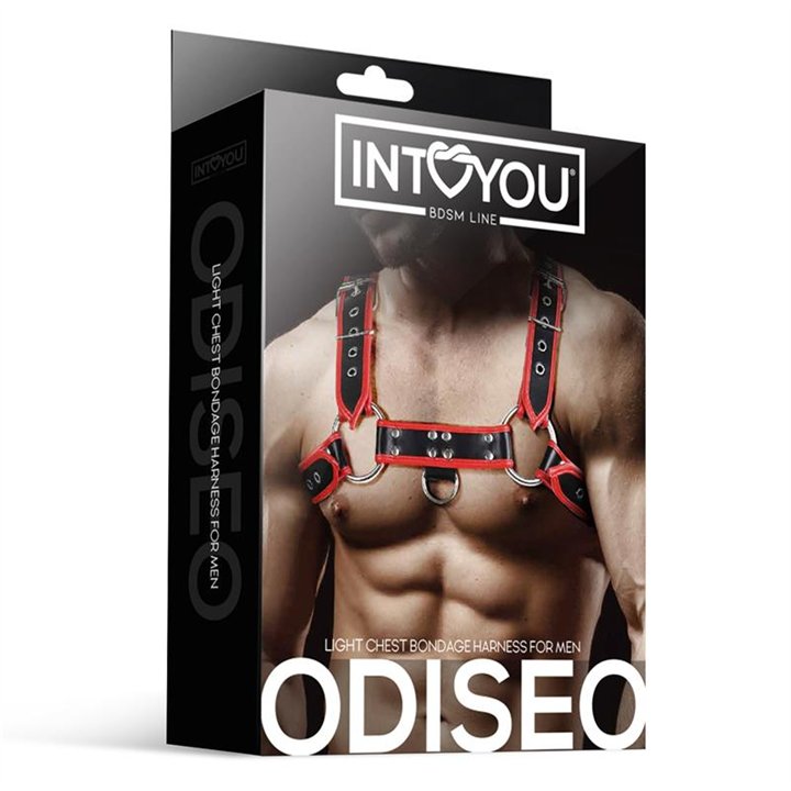 Odiseo Chest Bondage Harness for Men Vegan Leather - IB-442 - Teknashop Ltd