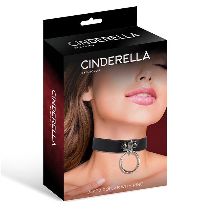 Collar with Ring Vegan Leather One Size - CR-909 - Teknashop Ltd