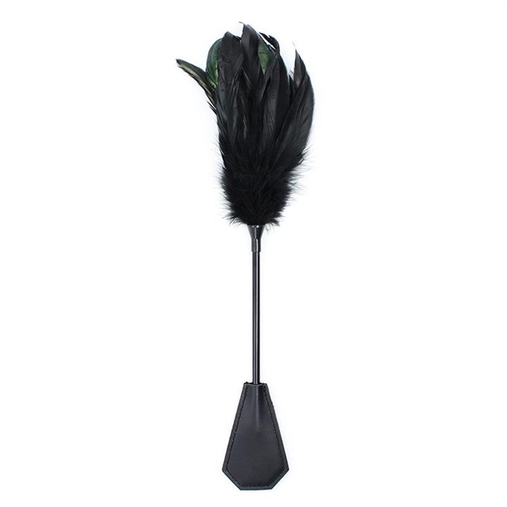 Feather Tickler and Paddle 2 in 1 48 cm Black - 843658379389 - Teknashop Ltd