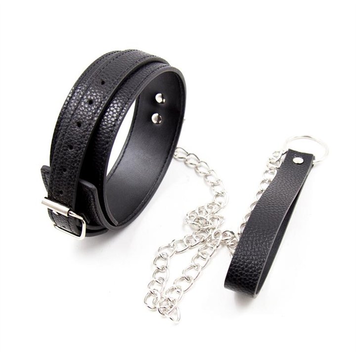 Snake Pattern Collar with Leash - 8436615000470 - Teknashop Ltd