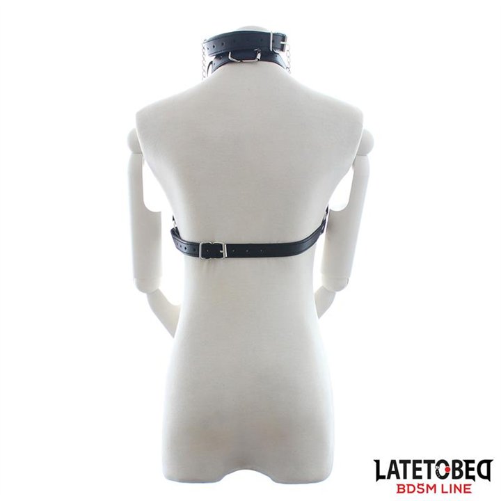 Bondage Strap Bra with Gag and Nipple Clamps - 8436615001675 - Teknashop Ltd