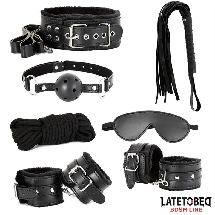 7 Bondage Pieces Set - 8436615001651 - Teknashop Ltd