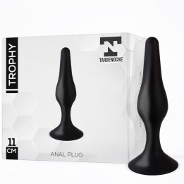 Trophy Anal Plug 11 cm Silicone Black - T-120 - Teknashop Ltd