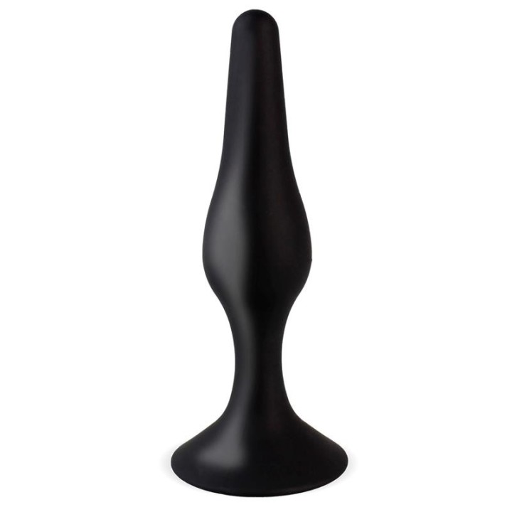 Trophy Anal Plug 11 cm Silicone Black - T-120 - Teknashop Ltd