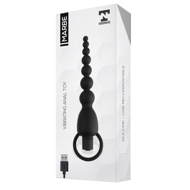 Marbe Anal Chain with Vibration USB Silicone - T-109 - Teknashop Ltd