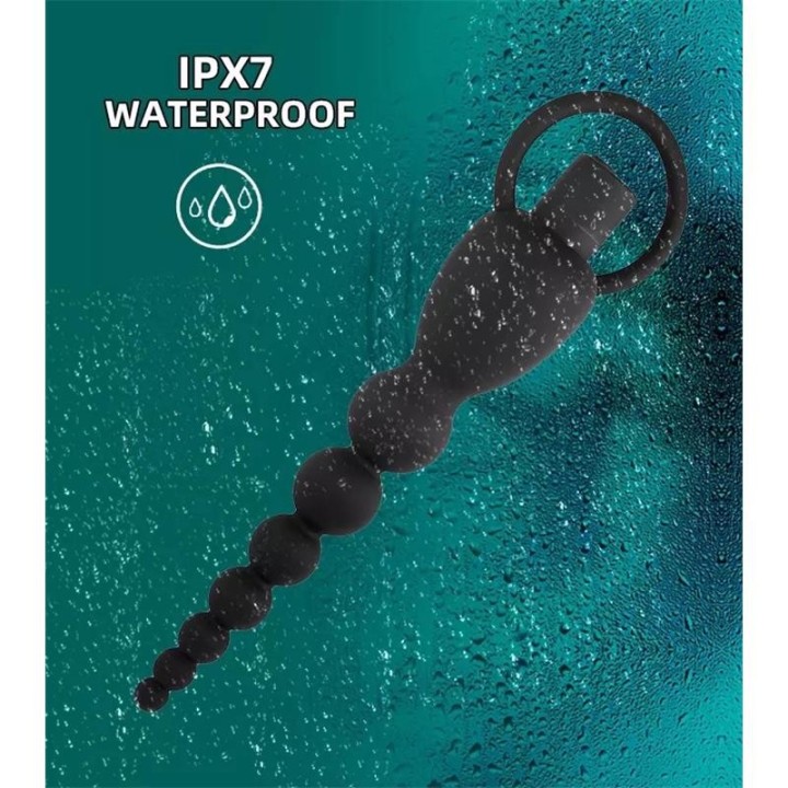 Marbe Anal Chain with Vibration USB Silicone - T-109 - Teknashop Ltd