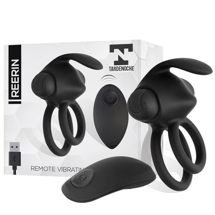 Reerin Dual Vibrating Ring USB Remote Control USB Silicone - T-110 - Teknashop Ltd