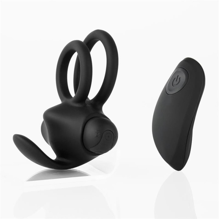 Reerin Dual Vibrating Ring USB Remote Control USB Silicone - T-110 - Teknashop Ltd