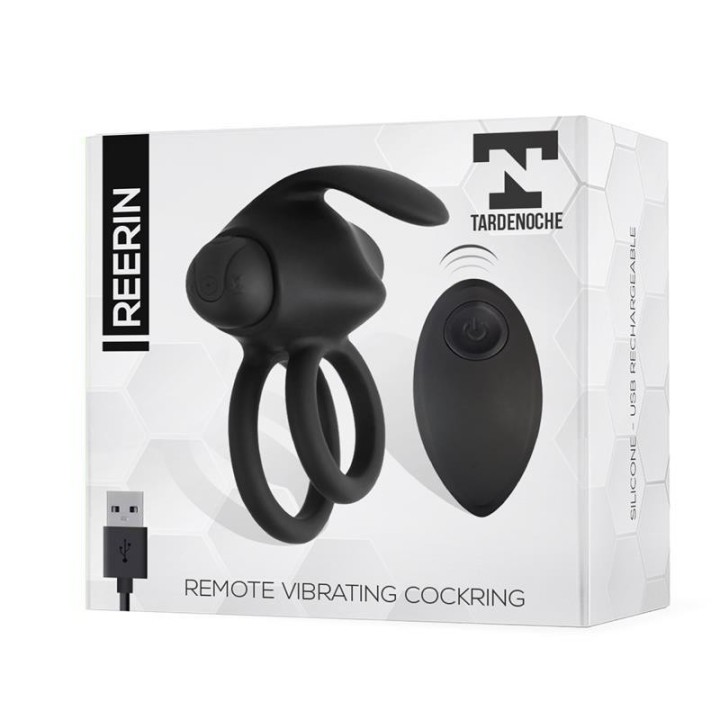 Reerin Dual Vibrating Ring USB Remote Control USB Silicone - T-110 - Teknashop Ltd