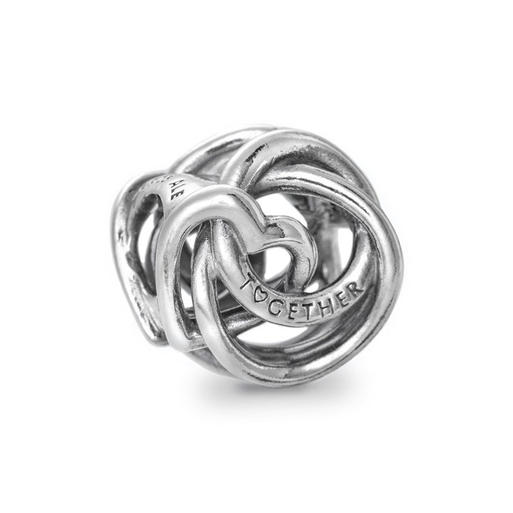 PANDORA Mod. MOMENTS FAMILY ALWAYS ENCIRCLED HEART CHARM - WW.791507C00 - Teknashop Ltd