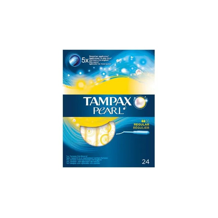 Tampax Pearl Regular 24 Units  - unisex - Teknashop Ltd