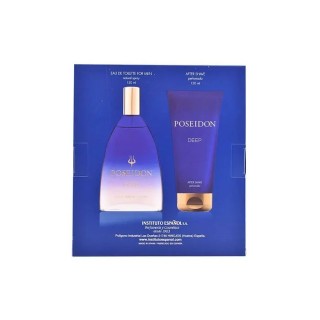 Institito Español Poseidon Deep Eau De Toilette Spray 150ml Set 2 Pieces - man - Teknashop Ltd