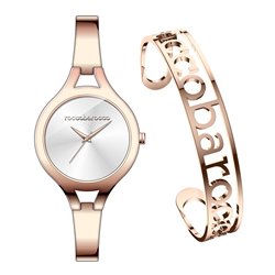 Roccobarocco RB.2216S-04M Ladies Watch and Bangle Set