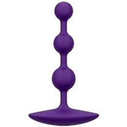 ROMP - AMP PURPLE FLEXIBLE SILICONE ANAL BEADS 12.5 CM PURPLE - D-245888 - Teknashop Ltd