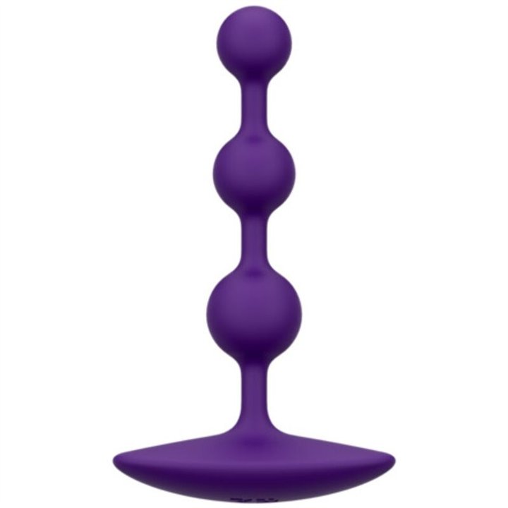 ROMP - AMP PURPLE FLEXIBLE SILICONE ANAL BEADS 12.5 CM PURPLE - D-245888 - Teknashop Ltd