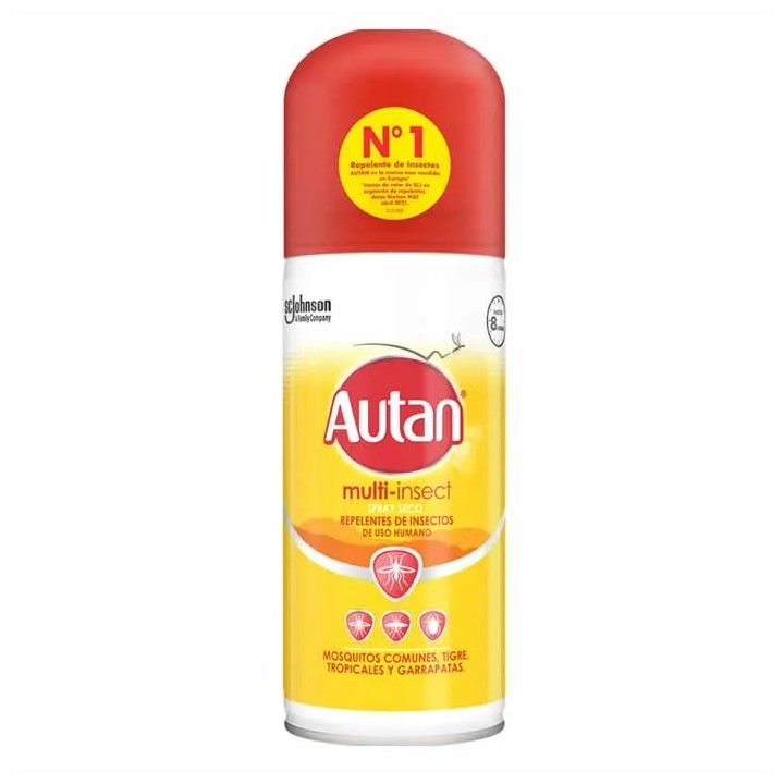 Autan Multi Insect Mosquito Repellent Spray 100ml - unisex - Teknashop Ltd