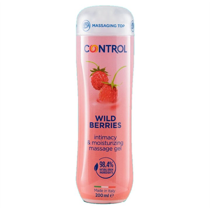 CONTROL - MASSAGE GEL 3 IN 1 WILD BERRIES 200 ML - D-232986 - Teknashop Ltd